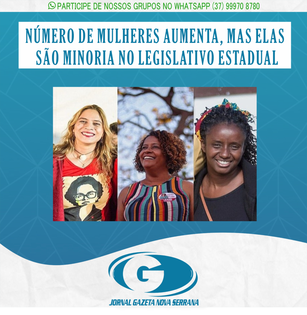 NÚMERO DE MULHERES AUMENTA, MAS ELAS SÃO MINORIA NO LEGISLATIVO ESTADUAL
