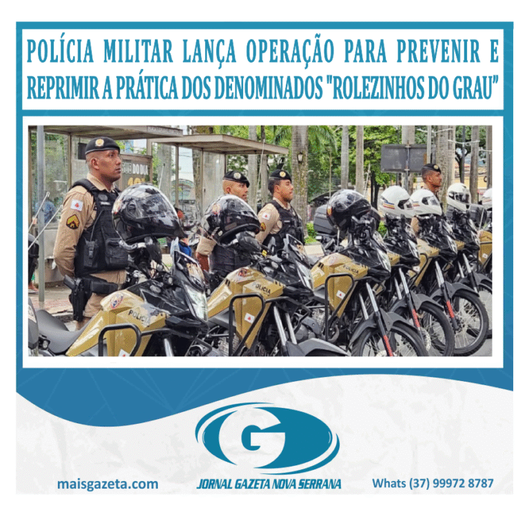 POLÍCIA MILITAR LANÇA OPERAÇÃO PARA PREVENIR E REPRIMIR A PRÁTICA DOS DENOMINADOS “ROLEZINHOS DO GRAU” NO ESTADO